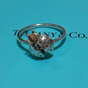 Tiffany & Co Love Bugs Ladybug ring size 8 - Authentic